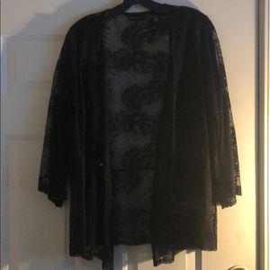 Lace jacket/cover up